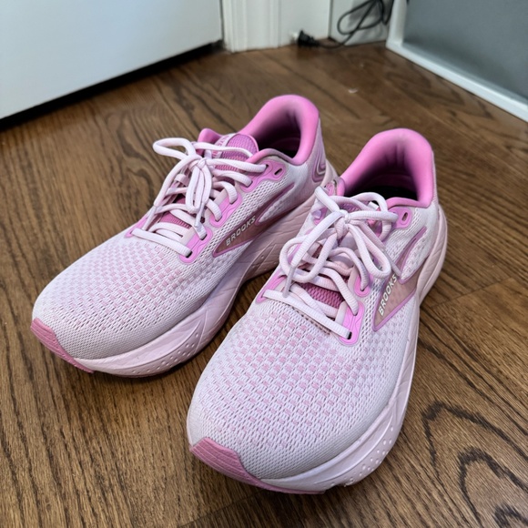 Brooks Women’s Glycerin 21 Neutral Running Shoe - Pink Lady/Fuchsia Pink - W10 - Picture 5 of 9